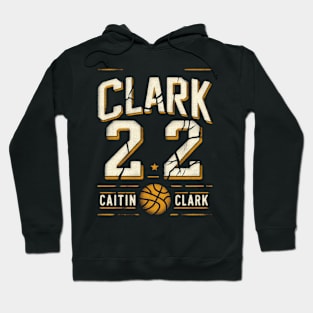 Distressed Craked Clark 22 Hoodie